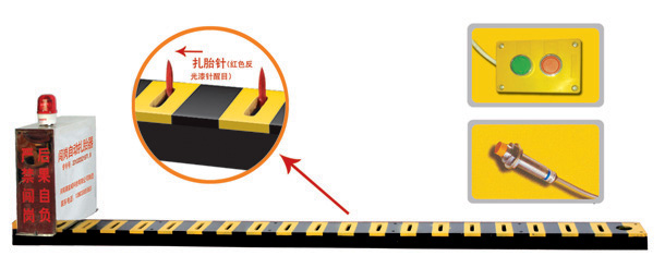 成都高新区V3嵌入式闯岗自动扎胎器/阻车器